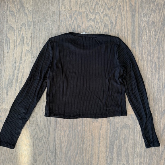 Reformation Ribbed Long Sleeve Top - Picture 2 of 3